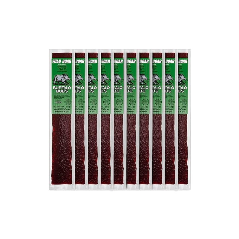 Buffalo Bob's Wild Game Meat Snack - Wild Boar BBQ