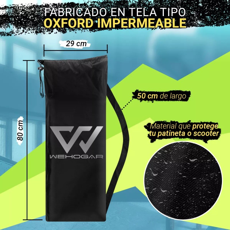 WEHOGAR Funda Mochila Para Patineta, Skateboard Bolsa Almacenamiento