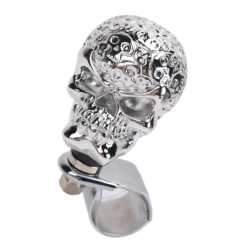Skull Steering Wheel Turn Knob 3cm Diameter Turn Knob Spinner