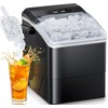HOMEZAY Ice Maker Countertop, 9 Cubes Ready in 6 Mins,