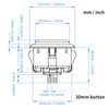 QANBA Gravity KS Aquacon Buttons, 0.9 / 1.2 inches (24/30