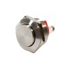Alpinetech 19mm 3/4" Momentary NC Stainless Steel Metal Push Button
