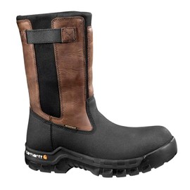 Carhartt Men's Rugged Flex 10" Mud Wellington Composite Toe, Brown/Black -8.5 Wide