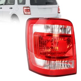 Tail Light Assembly Compatible with 2008–2012 Ford Escape, Left Driver Side Rear Tail Lights Replacement, Taillight Brake Lamp Fits FO2800210 8L8Z13405A (w/o Bulbs & Harness)