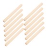 VILLFUL 50pcs Solid Wood Strips Craft Sticks Small Wooden Strip