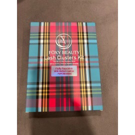 foxy beauty lash clusters kit fluffy faux mink with bottom lashes 712pcs(6style)