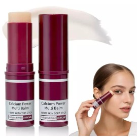 Sangpum Sangse Seolmjeom Chamjo mgmua 2PCS 칼슘 멀티 밤 스틱 볼륨 콜라겐 보습 항노화 주름 코어 수분 공급 탄력 있는 피부 눈 목 얼굴 mgmua 2PCS Calcium Multi Balm Stick Volume Collagen Moisturizing Anti-Aging Wrinkle Core Hydration Elastic Skin Eye Neck Face