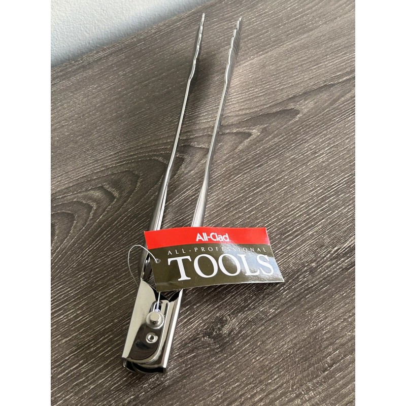 Kitchen All-Clad 12'' LONG LOCKING TONGS STAINLESS STEEL Kitchen Tool