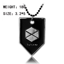 Destiny Necklace Hunter Warlock Titanium Pendant Emblem Necklace Ghost Iron Banner 2 Pack of 3
