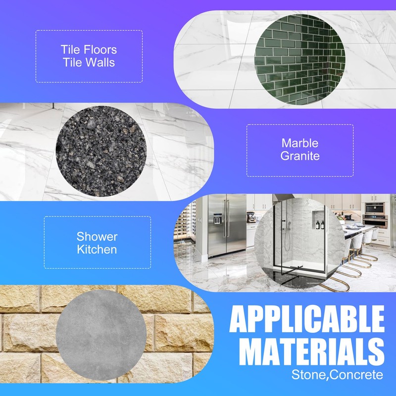 Grout Sealer, Waterproof Tile Sealer for Shower Tile, Floor, Kitchen
