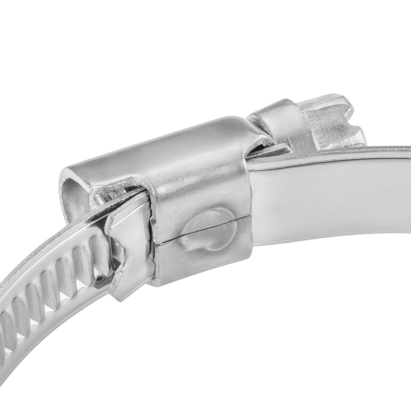 Hose Clamps 60-80 mm, Pack of 25, Stainless Steel W2,
