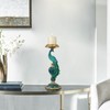 Peacock Pillar Candle Holders,Peacock Christmas Decorations Candlestick,14 inch