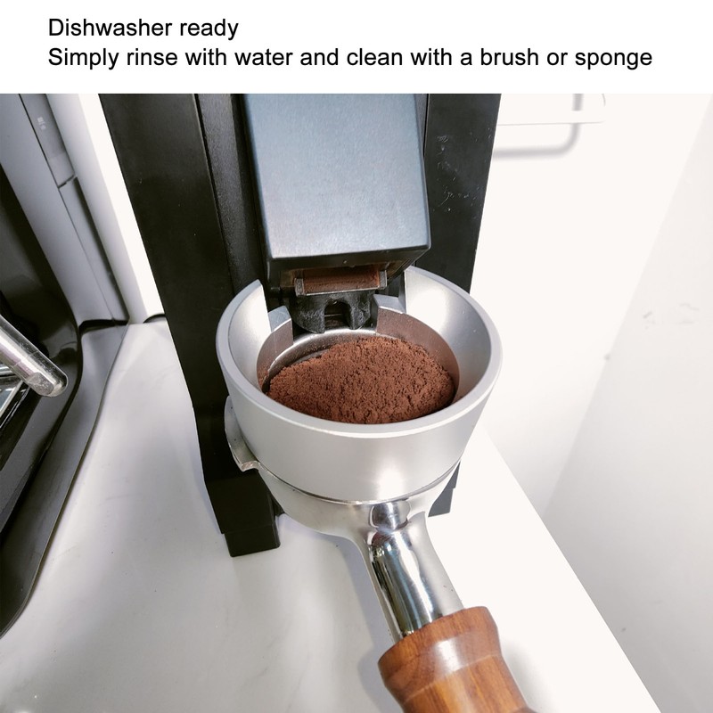58mm Coffee Dosing Funnel Aluminum Coffee Machine Coffee Dosing Ring