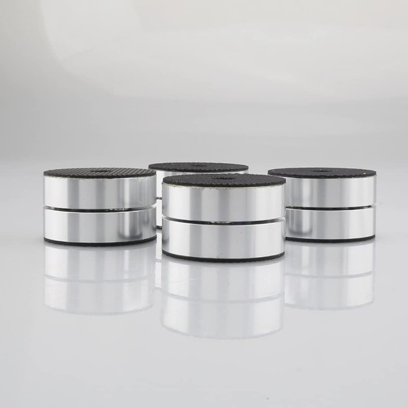 berjalan 4Piece HiFi Speaker Isolation Feet Cushion Pads Aluminum Vibration