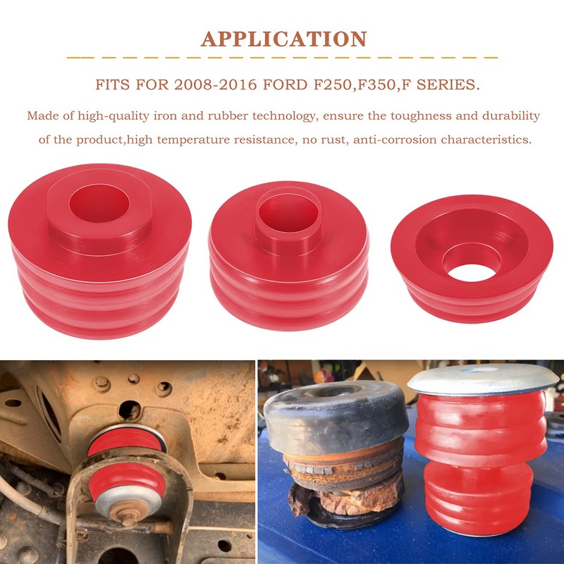 KF04060BK Body Mount Bushing Kit Fits for 2008-2016 Ford F250