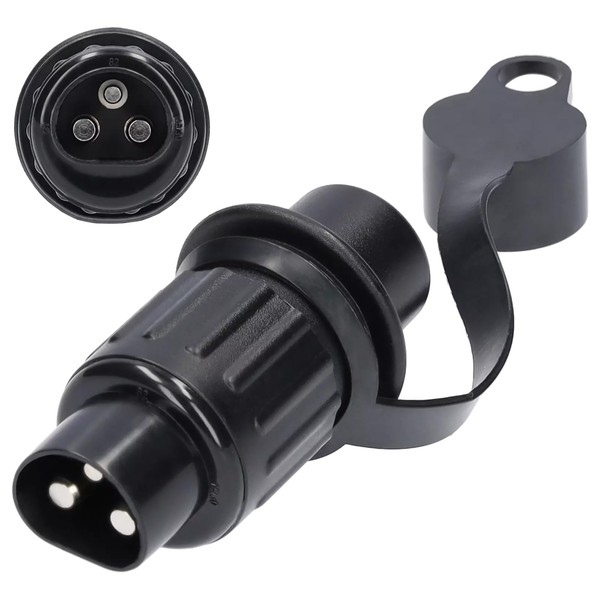 CXTM 3-Pin Plug, Trailer Adapter 3-Pin Plug 12 V Tractor,