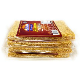 Rani Sesame Chikki (Brittle Candy) 100g (3.5oz) x Pack of 4 ~ All Natural | Vegan | No colors | Gluten Free Ingredients | Indian Origin