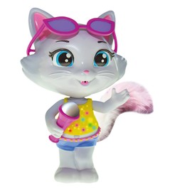 44 Gatos 180125 Smoby 44 Cats Milady Figure from the Series Cat Music and Recording Function Soft Tail 20 cm Multi-Coloured