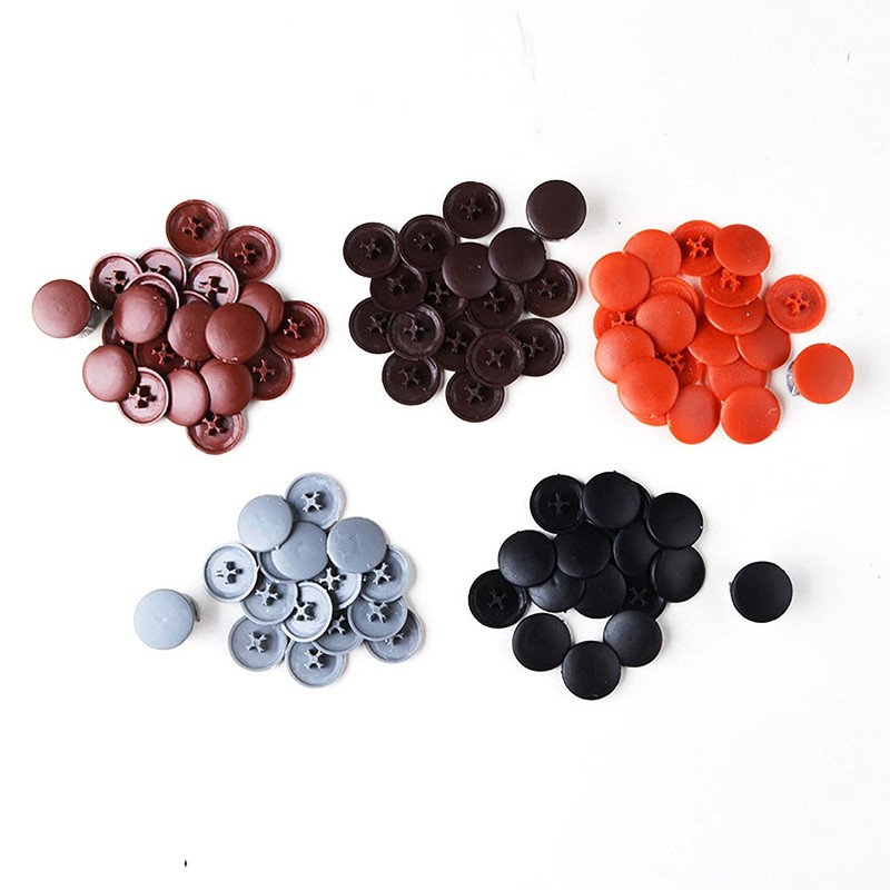 100pcs 3mm Round Hole Plastic Screw Cover Cap Screw Head