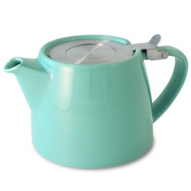 For Life Stump teapot turquoise 18oz