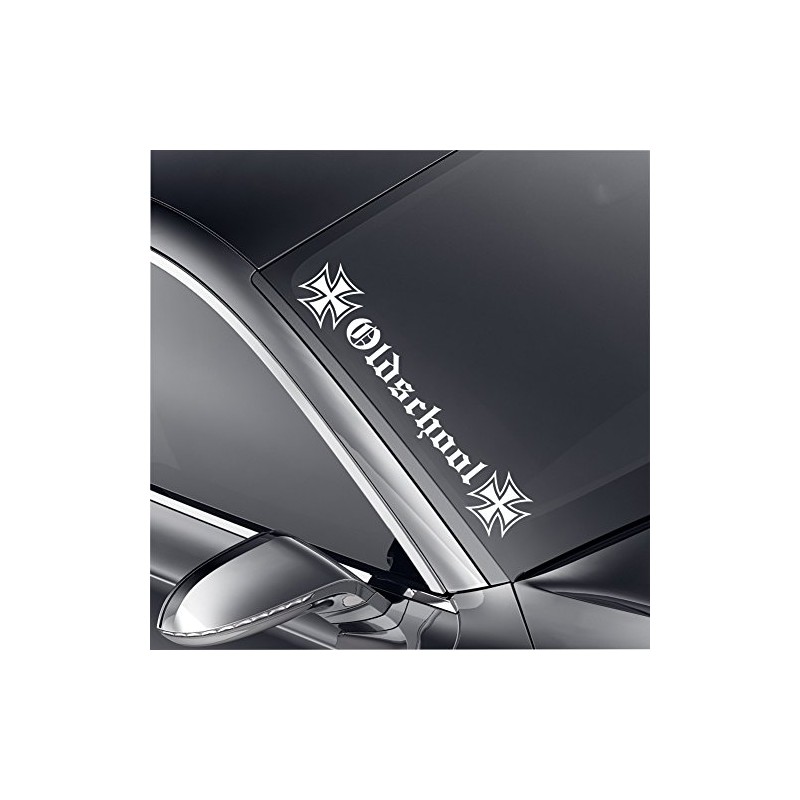 Schönheits Shop Oldschool Windscreen Sticker Tuning Turbo Dapper Rear Window