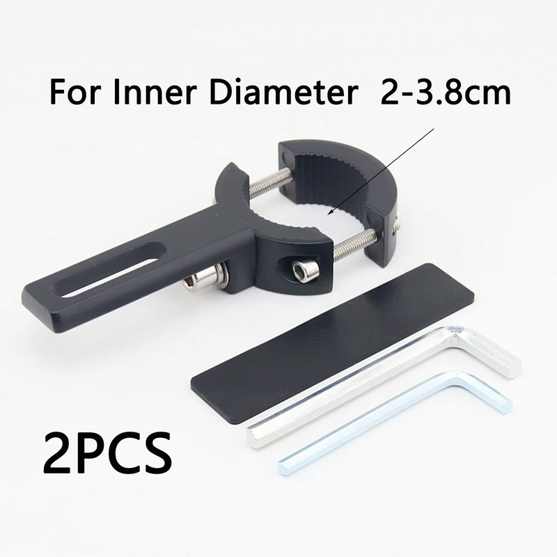 Pack of 2 Motorcycle Headlight Mounts, 20 mm - 38