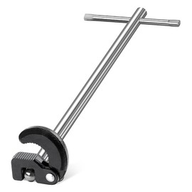 HAUTMEC HAUTMEC PL0024 10" Basin Wrench Sink Faucet Wrench for Tight Spaces with Adjustable 3/8' to 1-1/4'
