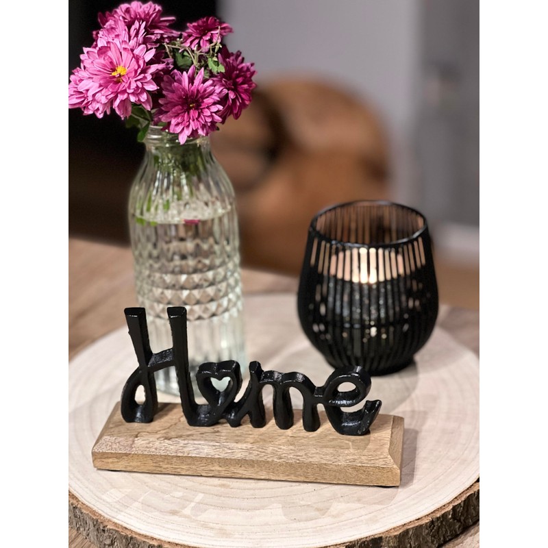 Brandsseller Decorative Lettering Home Approx. Width 18 cm Height 10