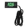 Universal LCD Motorcycle Voltmeter Ultra Thin Waterproof Voltmeter with Left