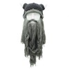 Xinqiao Men’s Viking w/Fake Beard Beanie Handmade Knit Funny Hats