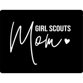 SEC Apparel Girl Scout Iron On Patches Decals Transfers Applique Letters for t Shirts Fabric Clothing (Mom)