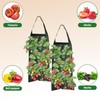 TRLREQ 2 Stück Erdbeerpflanzensäcke mit 8 Löchern, Haltbare Atmungsaktive Tasche