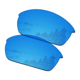 SmartVLT Men's HD Blue Replacement Lenses for Oakley Flak Jacket Sunglass