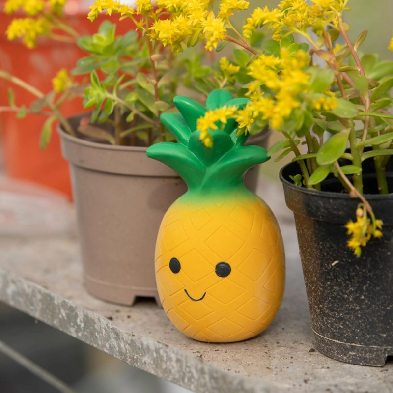 Petface Latex Pineapple Soft Chew Dog Toy, Large