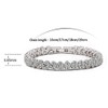 Acefeel White Gold Plated Full CZ Austrian Crystal Bridal Wedding