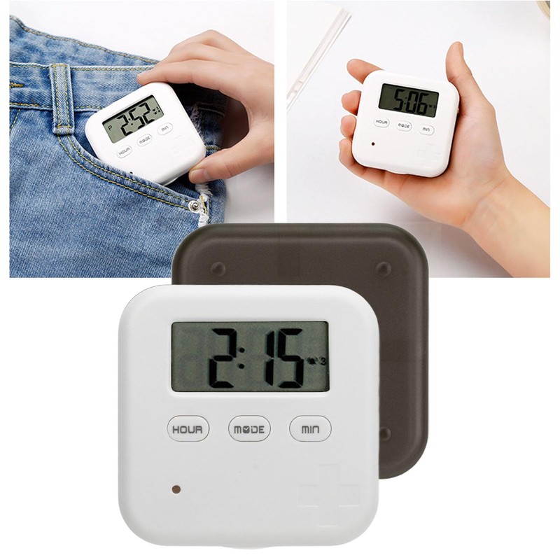 Box, Portable with Timer Smart Medication Organizer with Bell Vibration
