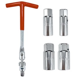 Spark Plug Socket Wrench Set T-Handle kit for Motorcycles Lawn Mowers