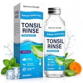 Tonsil Stone Remover, Natural Formula for Cleansing Almond Stones, Gentle Care Without Alcohol with Aloe Vera for Fresh Breath, 120 ml (Pack of 1)