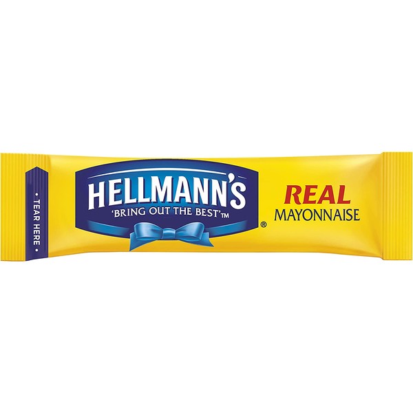 Hellmann's To Go Packets Real Mayonnaise, 3.8 Fl Oz, Pack of 60