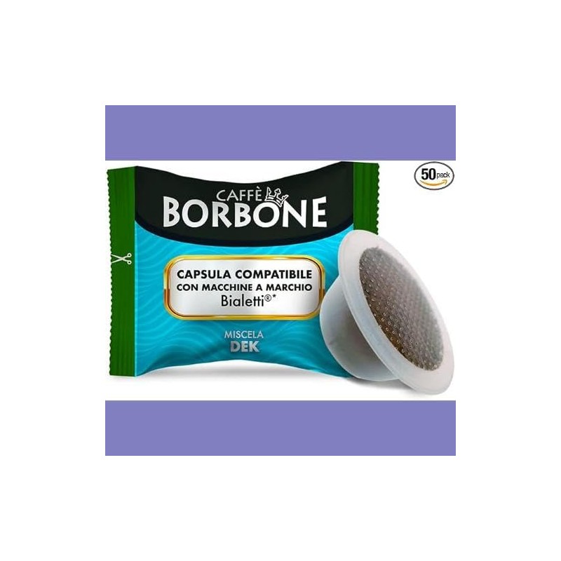 Caffè Borbone Dek Decaffeinated Coffee Blend - 50 Capsules -