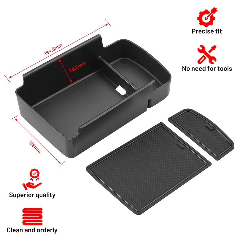 SPELAB Center Console Organizer Compatible with Chevy Trax 2024 2025