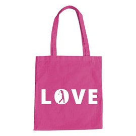 Love Golf Cotton Bag - Motion Golf Putten Tee Hole Perforated Love Pink