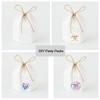 Allbusky 50PCS Kraft Paper Candy Boxes, Hexagon Sweet Wedding Favour