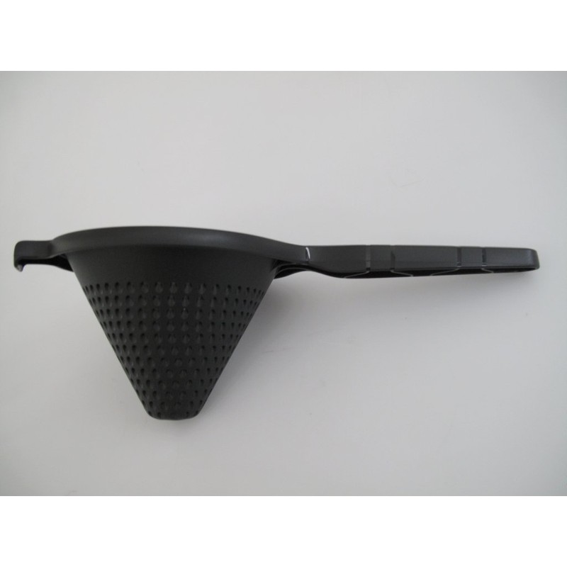 TUPPERWARE handy Strainer Hand black conical