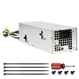 LXun H240ES-02 L240ES-00 B240AM-02 240W Power Supply Compatible with Dell OptiPlex 5050 3050 7050 Mini Tower J61WF F484X DK87P DW3M7 HT04K (4+6 Connector)