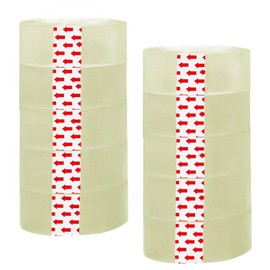 LATRAT Transparentes Klebeband, transparent, für den allgemeinen Gebrauch für Schule, Haus und Büro (15 mm x 33 m, 10 Rollen) (10, 5 mm x 10 m)