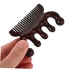 BIUDECO Natural Wood Gua Sha Hair Comb Scalp Scratcher for