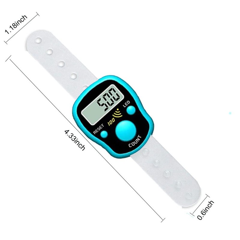 Finger Counter Click Manual Digital clicker, 5pack Stitch Tally Knitting