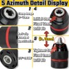 Keyless Hand Power Drill Chuck 1/2”-20UNF Mount, 2~13mm Self-tighten Drill