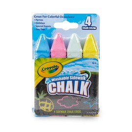 Crayola Sidewalk Chalk 4/Pkg, Multi